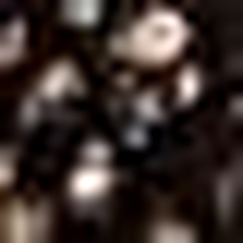 Women's Floral Long Bishop Sleeve Mini Dress with Wrap V-Neck and High Waist in Solid Black, Size Large