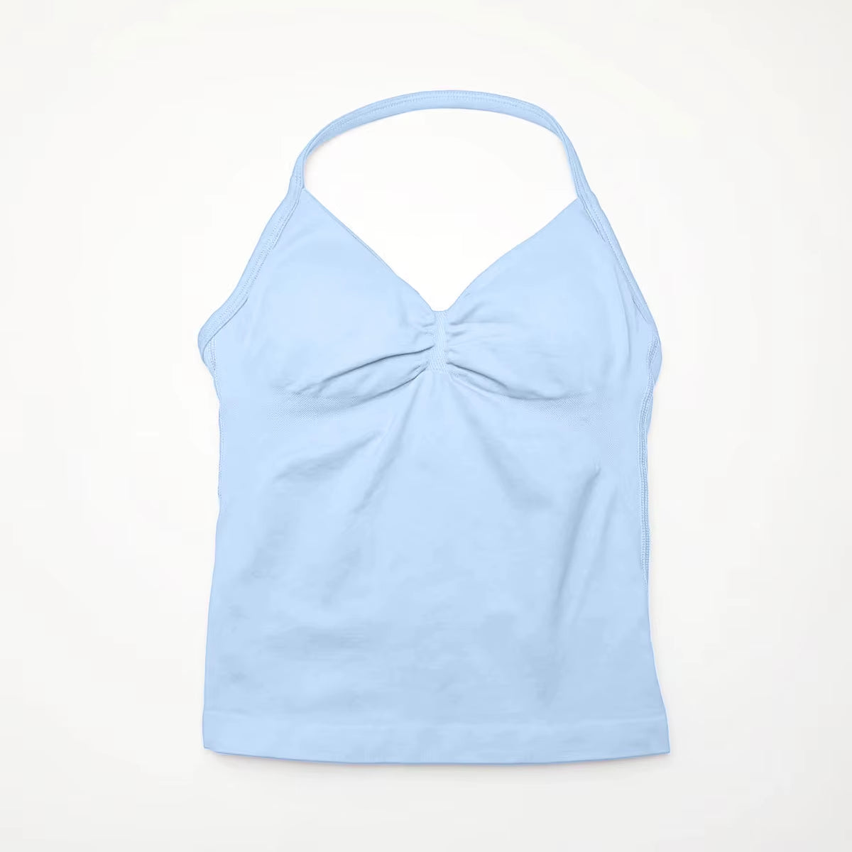 Impact Longline Strappy Top Sports Yoga Vest Women'S Fitness Tank Top Gym Beautiful Open Back Bra Running Workout Halter